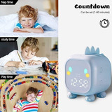 Despertador Infantil Alarme De Mesa Led Desktop+cube Fi
