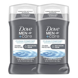 Dove Men+care Desodorante En Barra Clean Comfort 2pack