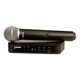 Micrófono Vocal Dinámico Inalámbrico Shure Blx24br/pg58-j1