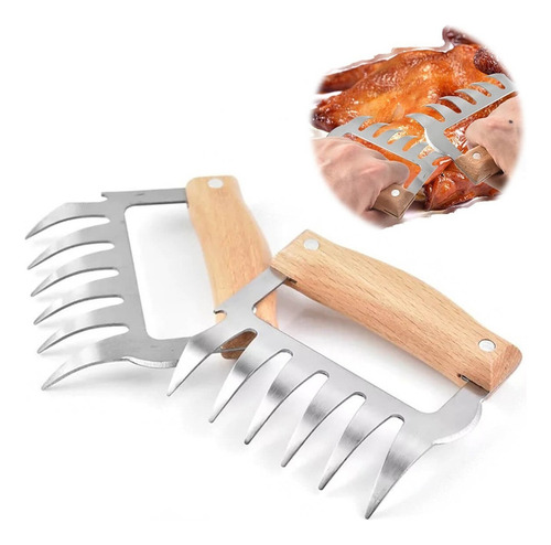 Garras De Oso Carne Cocina Asado Cuchillo Acero