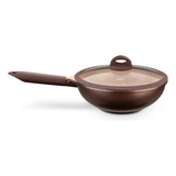 Panela Wok Belga Ceramic-flon Induçao 28cm 3,8l Mta