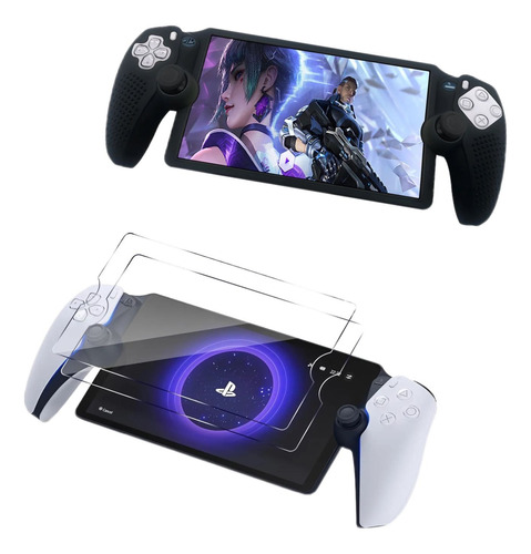 Funda Protectora Y Mica De Pantalla Para Ps5 Portal