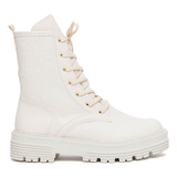 Bota Easy Lança Perfume Monograma In24 Off White Feminino