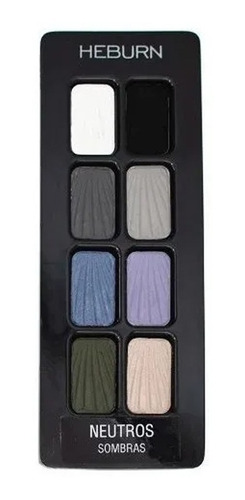 Heburn Maquillaje Profesional Paleta Neutra Sombras Ojos 940