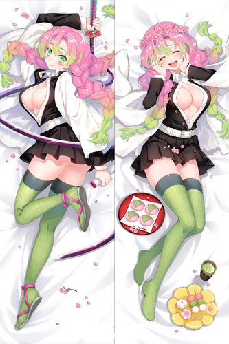 Kimetsu No Yaiba Dakimakura 2 Lados+relleno 70 X 24