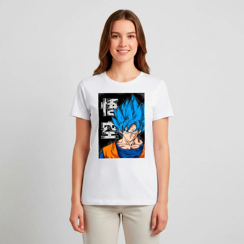 Playera Dama Goku Dragon Ball Japo Ply.261