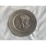 Plato Chico Fine Pewter Made In U.s.a Little Gallery 1978!