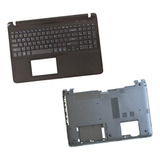 Carcaça Base + Tampa Teclado Sony Vaio Svf152c29l Svf152c29x