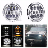 Par De Faros Led 7 Pulgadas Para Jeep Wrangler Toyota Harley