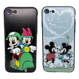 Carcasas Mickey Minnie Para iPhone 7/8 Se 2020