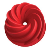 Molde De Silicon Gelatina O Pastel  Rosca Bundt, Espiral