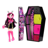 Monster High Muñeca Skulltimates Sustos Neón Draculaura