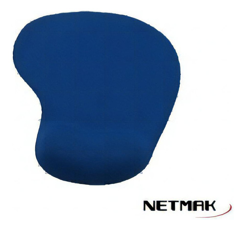 Mouse Pad Netmak Nm-pgel De Gel Azul