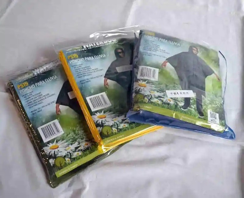 Capa Poncho Para Lluvia Waterdog 0,15mm Ps15
