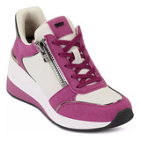 Tenis Mujer Dkny Donna Karan Kaden Plataforma Casual Rosa