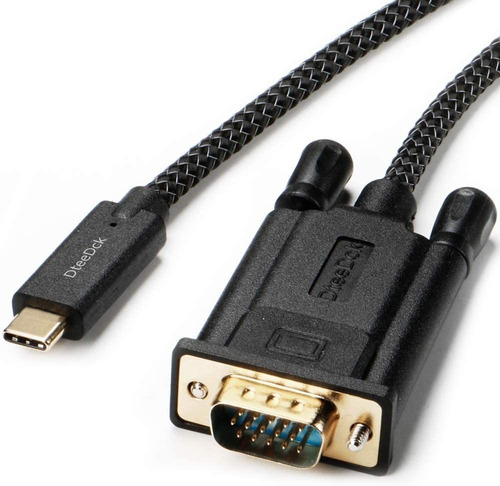 Cable Adaptador Usb-c A Vga Dteedck | Macbook, Galaxy Y Mas