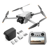Drone Dji Mini 3 Pro 4k Fly More Combo Controle Remoto Rc Cor Cinza