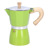 Cafetera Moka Maker De 300 Ml Para Estufa De Gas Con Etanol