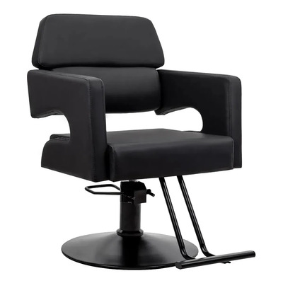 Silla Barbero Estética Profesional Moderna Altura Ajustable Negro | Meses sin interés