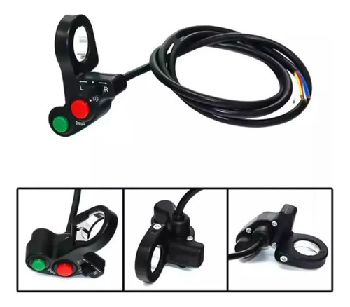 Botones Switch Intermitente + Funciones, Para Moto.