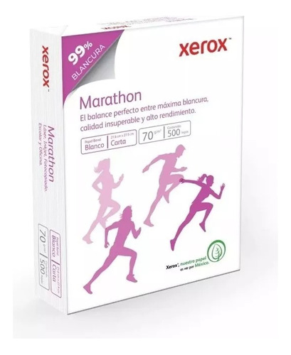 Papel Marathon Xerox Tamaño Carta 1 Paquete De 500 Hojas