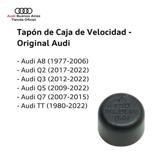 Tapn De Caja De Velocidad Audi A1 2011 Al 2021 Foto 3