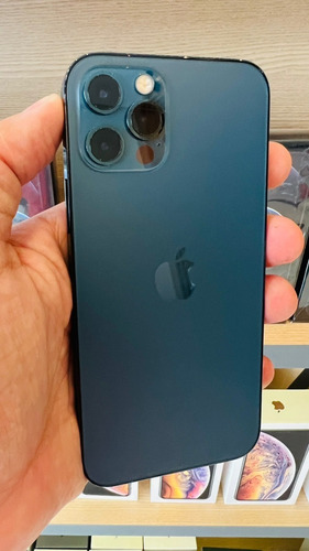 Apple iPhone 12 Pro (128 Gb) - Azul-pacífico Impecável  + Nf