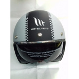 Casco Abierto Mt Lemans Con Visor Stinger Motos