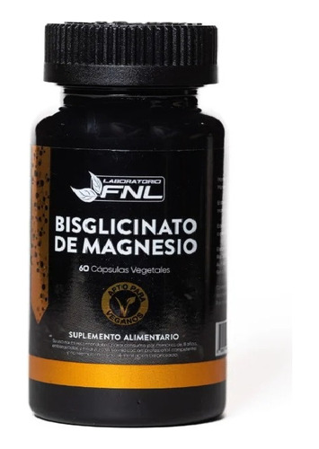 Bisglicinato / Glicinato De Magnesio Fnl 1 Frasco 60 Caps