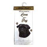 Toallas Para Platos Es Pets Pug, De Cocina Negras, Colo Bbl1