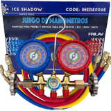 Juego Manometros Refrigeracion Manifold R134 R22 R404 R407c