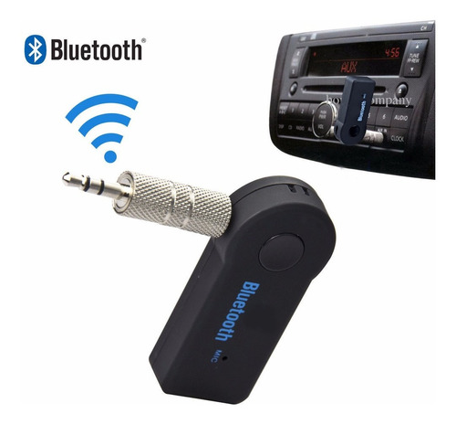 Receptor Adaptador Audio Bluetooth Bateria 3.5mm Auxiliar