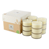 Kit Vela Aromática Premium Limão C/12 Mini Velas Perfumadas