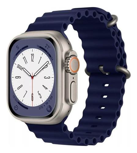 Pulseira Silicone Ocean Compatível Com Apple Watch 41mm