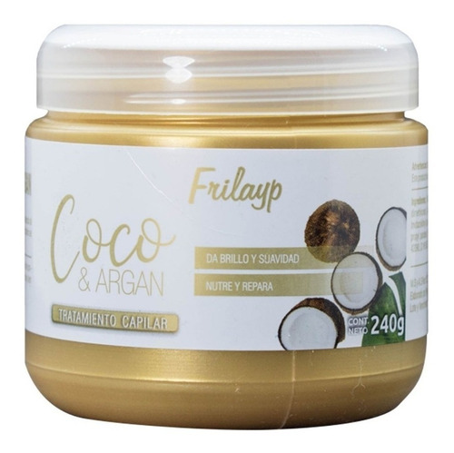 Tratamiento Capilar Profesional Frilayp Coco-argan X 240 Gr