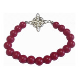 Pulsera Jaspe Rojo Lapislázuli Amatista Crisocola Curzo Rosa