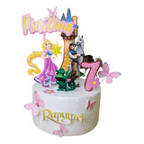 Adorno Rapunzel Enredados Princesa Torta Deco Cumpleaños 