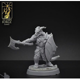 Kit 2 Miniaturas Dragonborn Classes Rpg, D&d, Zombicide