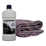 Kit Shampoo Clorexidina World + Cobertor Parati Cão Gato Pet