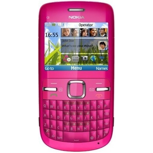 Nokia 201 Rosa Para Movistar Buen Estado Y Funcionamiento