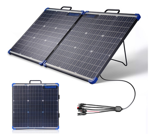 Topunive Panel Solar Plegable 100 W 18 V Modulo Fotovoltaico