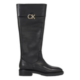 Botas Calvin Klein Rubber Sole Knee 1689 Mujer 