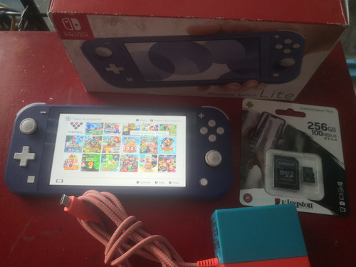 Nintendo Switch Lite + Chip + 256 Gb 