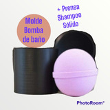 Molde X 2- Bathbomb Y Shampoo Solido - Tipo Prensa 3 Piezas 