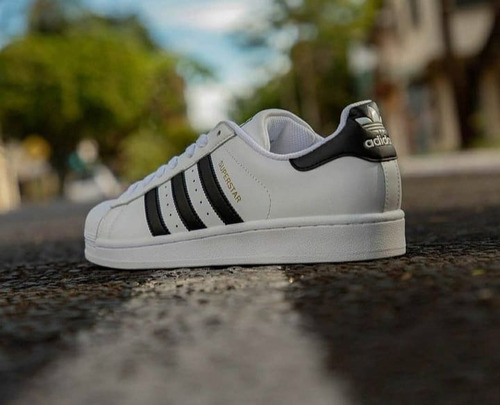 Tenis adidas Superstar Clásico Bco #24mx