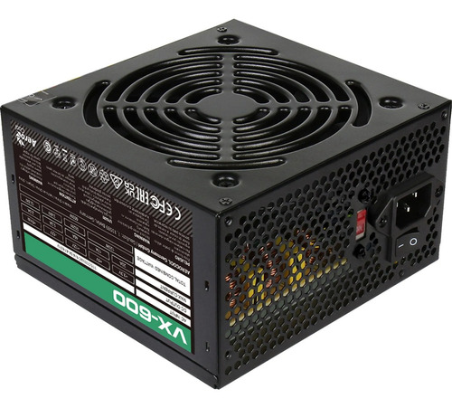 Fonte Atx Aerocool Vx-600 Real 600w Sem Cabo