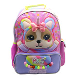 Mochila Espalda Grande 18 PuLG Mushi Simones Sofia Unicornio