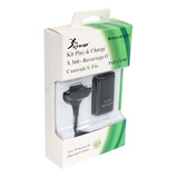 Kit Play And Charger Bateria Xbox 360 Kp-5123