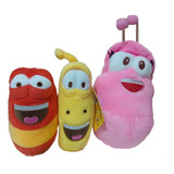 Set De Peluches Kawaii Diseño De Larva