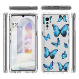 C Funda Trasera Pintada Transparente Para LG Velvet 5g M